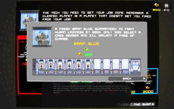 Пример визуального стиля и графики игры Freaking Meatbags