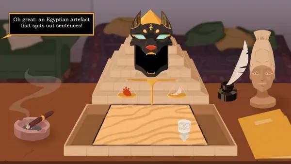 Пример визуального стиля и графики игры Freud's Bones-the game