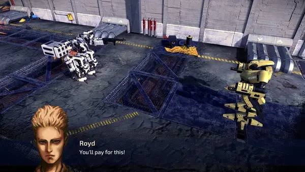 Пример визуального стиля и графики игры FRONT MISSION 1st Remake