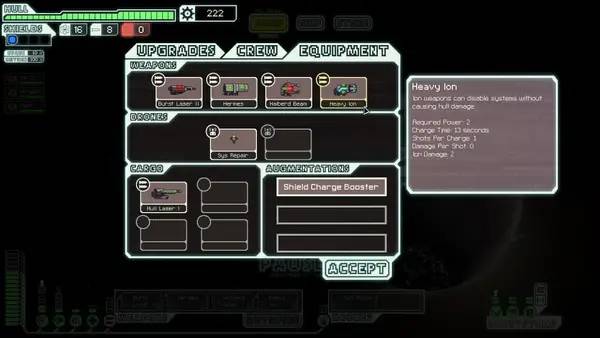Пример визуального стиля и графики игры FTL Faster Than Light