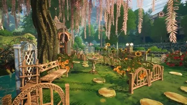Пример визуального стиля и графики игры Garden Life  A Cozy Simulator