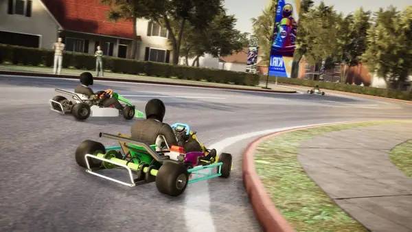 Пример визуального стиля и графики игры Gearhead Karting Simulator - Mechanic and Racing