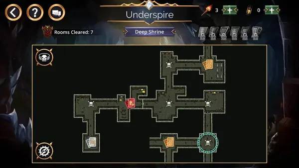 Пример визуального стиля и графики игры Gems of War - Puzzle RPG