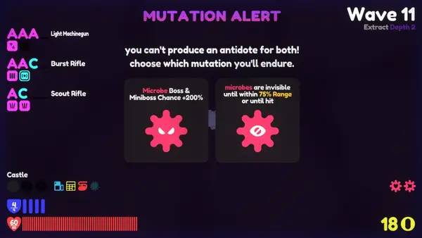 Пример визуального стиля и графики игры Genome Guardian