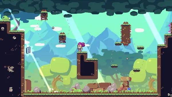 Пример визуального стиля и графики игры Glam's Incredible Run  Escape from Dukha