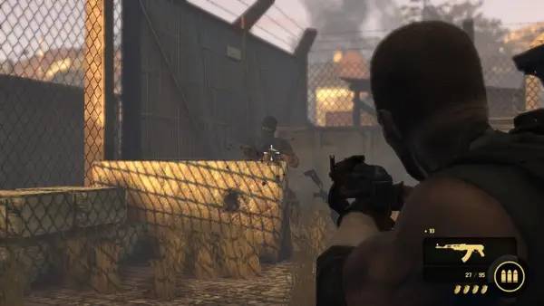 Пример визуального стиля и графики игры Global Ops Commando Libya