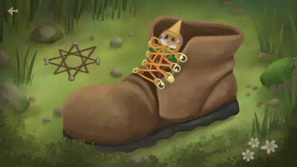 Пример визуального стиля и графики игры Gnomdom