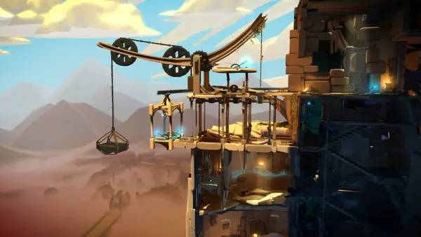 Пример визуального стиля и графики игры Golem