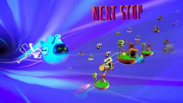 Пример визуального стиля и графики игры Golfie