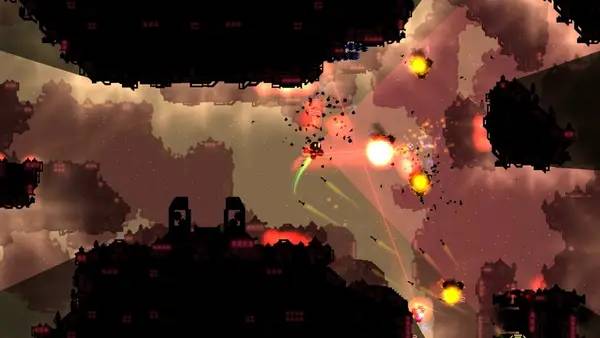 Пример визуального стиля и графики игры Good Robot