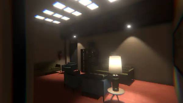 Пример визуального стиля и графики игры GoodNight - психологический хоррор