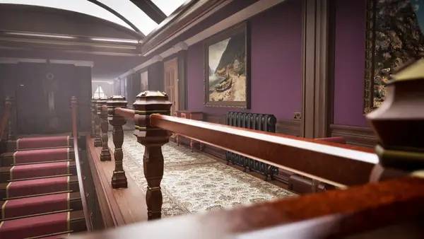 Пример визуального стиля и графики игры Gordian Rooms 2  A curious island