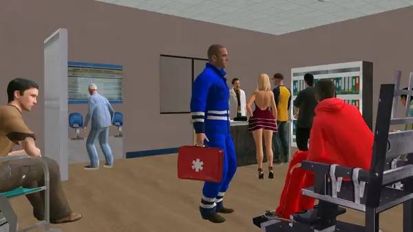 Пример визуального стиля и графики игры Grand Theft Auto  San Andreas - Криминальная россия MP