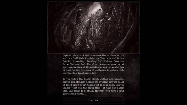 Пример визуального стиля и графики игры Grim Quest - Old School RPG