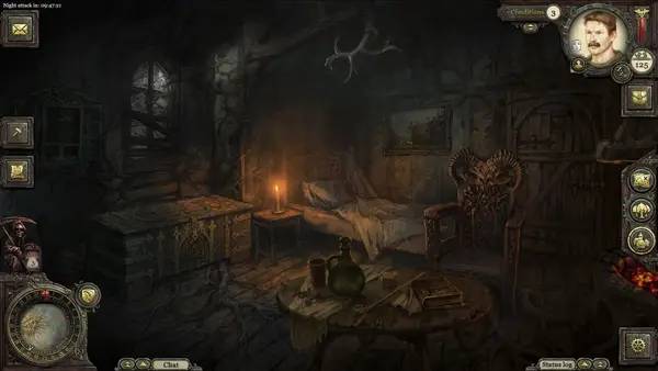 Пример визуального стиля и графики игры Grimmwood - They Come at Night