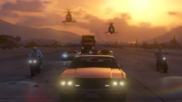 Пример визуального стиля и графики игры GTA 5 Online (ГТА 5 Онлайн)