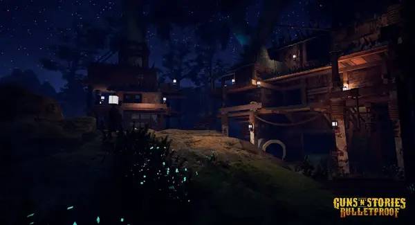 Пример визуального стиля и графики игры Guns'n'Stories  Bulletproof VR