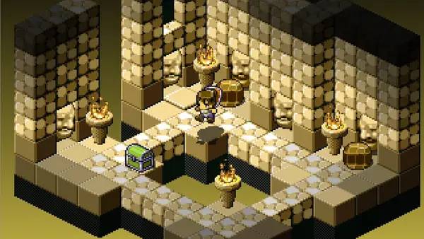 Пример визуального стиля и графики игры Hakoniwa Explorer Plus