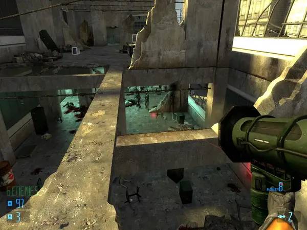 Пример визуального стиля и графики игры Half-Life 2 - SMOD