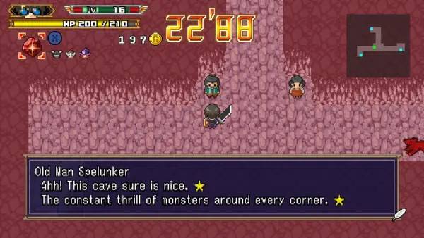 Пример визуального стиля и графики игры Half Minute Hero  The Second Coming