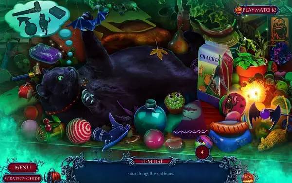 Пример визуального стиля и графики игры Halloween Chronicles Evil Behind a Mask Collector's Edition