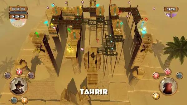 Пример визуального стиля и графики игры Hamilton's Great Adventure