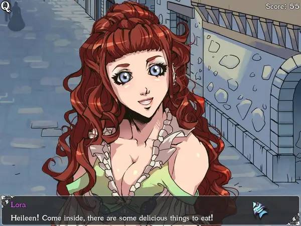 Пример визуального стиля и графики игры Heileen 2  The Hands Of Fate