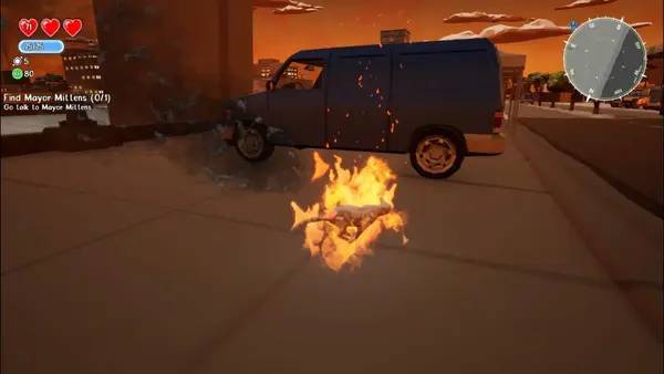Пример визуального стиля и графики игры Heist Kitty  Multiplayer Cat Simulator Game