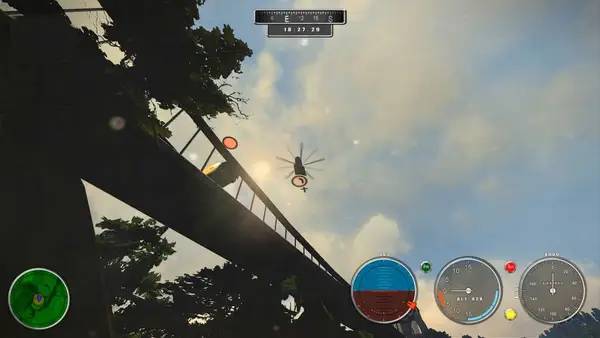 Пример визуального стиля и графики игры Helicopter Simulator 2014  Search and Rescue