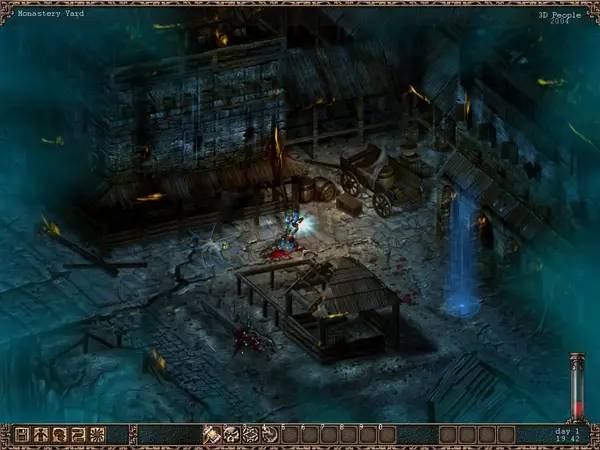 Пример визуального стиля и графики игры Heretic Kingdoms The Inquisition