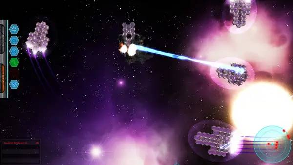 Пример визуального стиля и графики игры HEXTERMINATE