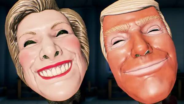 Пример визуального стиля и графики игры Hide and Shriek