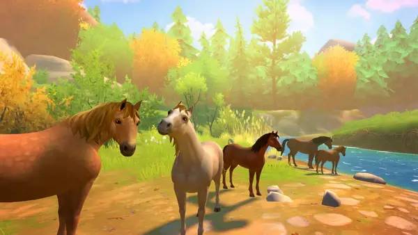 Пример визуального стиля и графики игры Horse Club Adventures 2  Hazelwood Stories