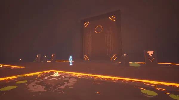 Пример визуального стиля и графики игры Hourglass