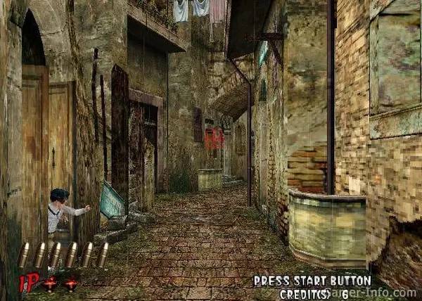 Пример визуального стиля и графики игры House of the dead 2