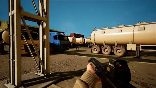 Пример визуального стиля и графики игры Human Madness