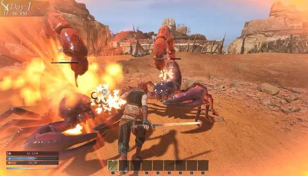 Пример визуального стиля и графики игры IfSunSets