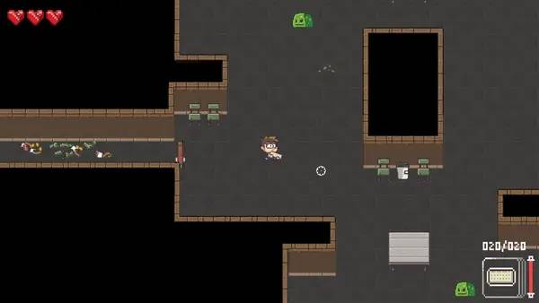 Пример визуального стиля и графики игры Indiecalypse