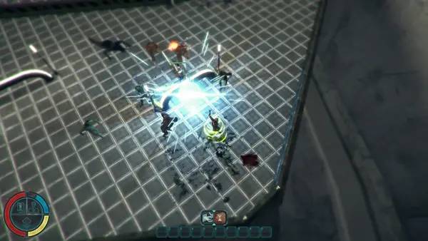 Пример визуального стиля и графики игры Infinitesimal Point