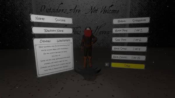 Пример визуального стиля и графики игры Insignificant