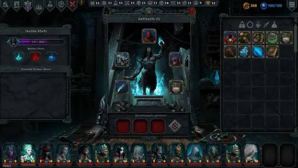 Пример визуального стиля и графики игры Iratus  Lord of the Dead