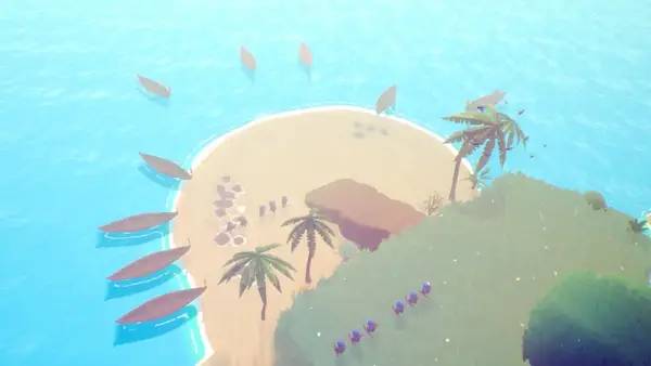 Пример визуального стиля и графики игры Island Crusaders