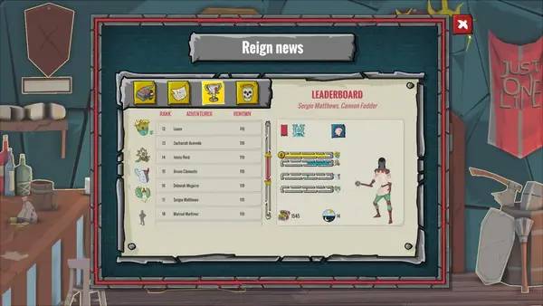 Пример визуального стиля и графики игры Just One Line