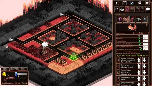 Пример визуального стиля и графики игры Kaiju Wars