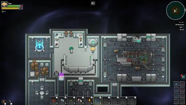 Пример визуального стиля и графики игры Keplerth