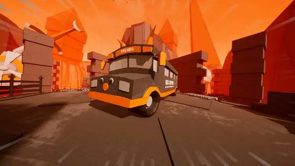 Пример визуального стиля и графики игры Kick Bastards