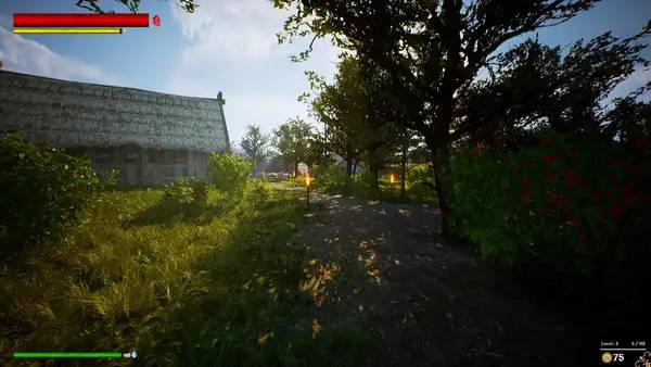 Пример визуального стиля и графики игры Kingdom Of Peace