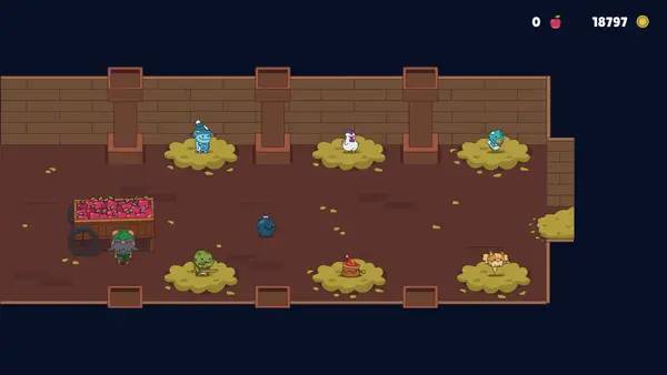 Пример визуального стиля и графики игры Kitty Survivors  Rogues of Catmere