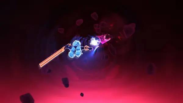 Пример визуального стиля и графики игры Klang 2