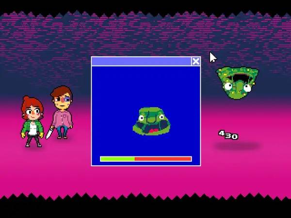 Пример визуального стиля и графики игры Knuckle Sandwich